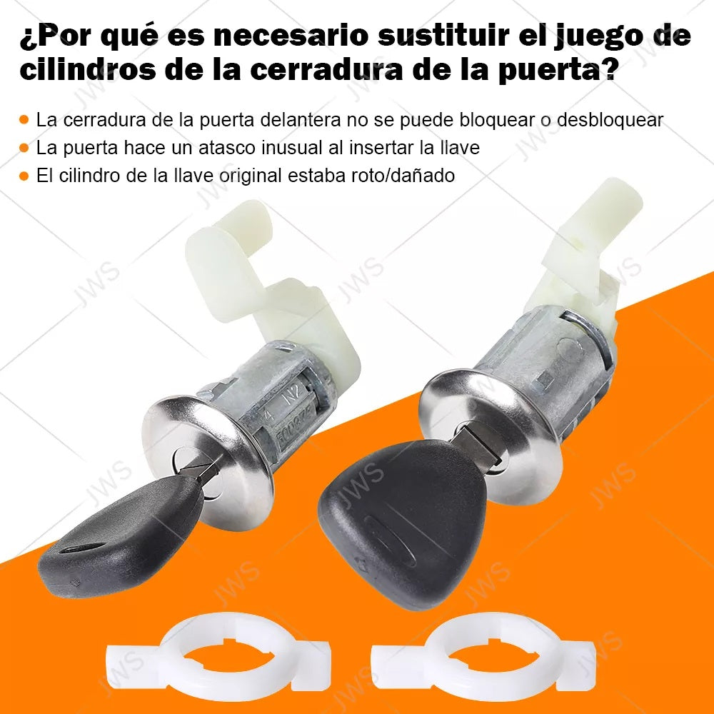 Chapas Cilindros De Puerta 02-10 Nissan Platina Renault Clio