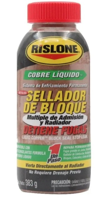 Sellador De Fugas Radiador Cobre Liquido Rislone