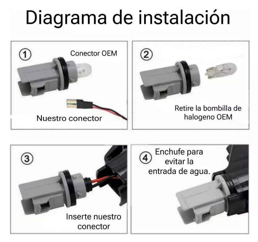 Luces Secuenciales Direccional Lateral Platina Clío