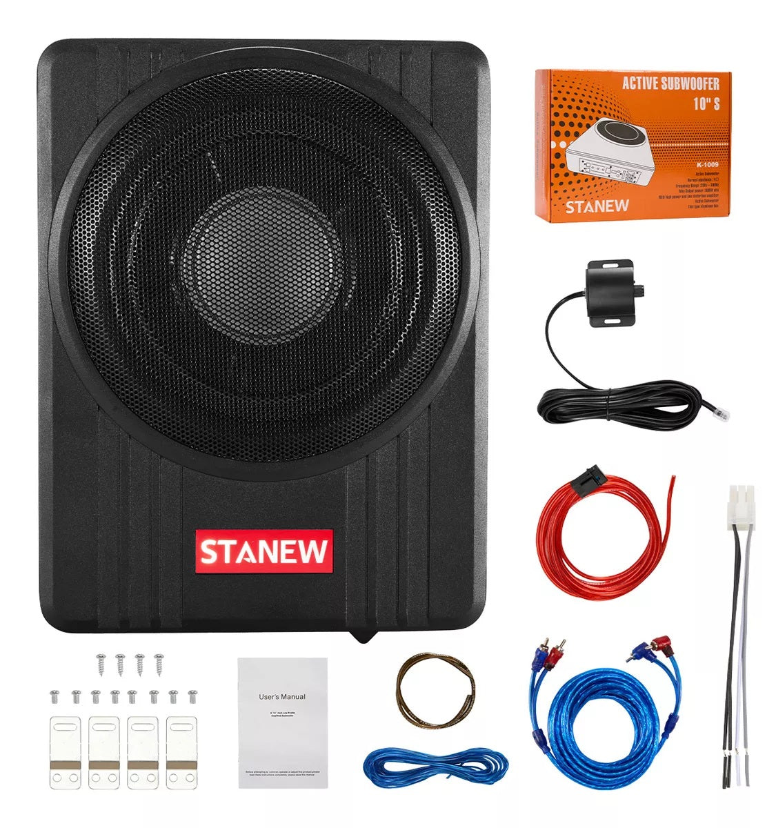 Bocina Subwoofer Amplificado Stanew De 10 In 600w Para Auto